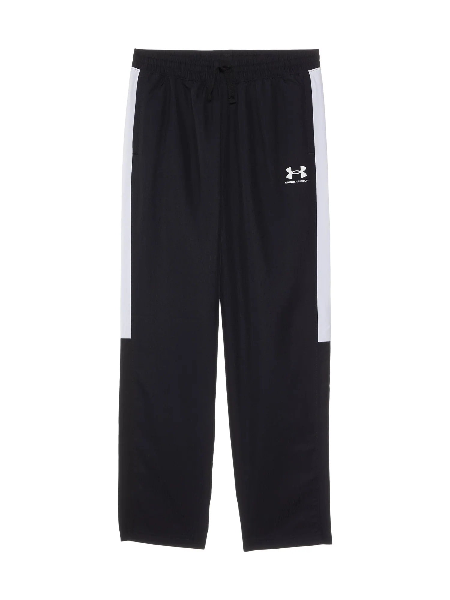 Брюки Under Armour Kids Rival Woven Pants — изображение 1 из 1, черный/белый/белый