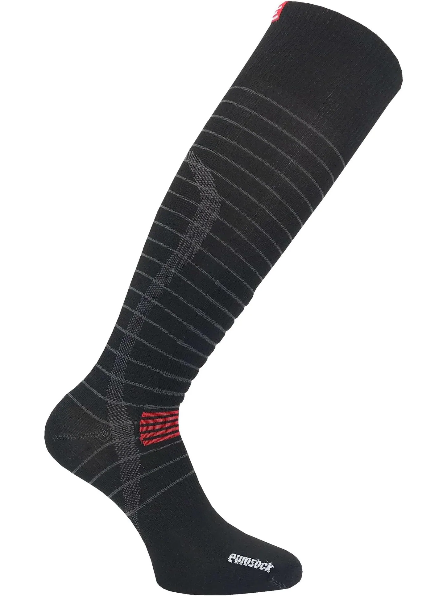 Носки Eurosock Unisex Silver Ski Light 2-Pack — изображение 1 из 1, глубокий черный