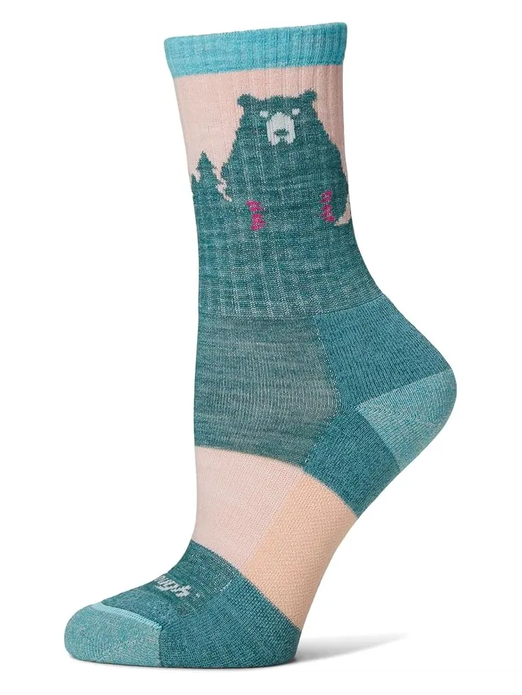Носки Darn Tough Vermont Bear Town Micro Crew Lightweight with Cushion — изображение 1 из 1, серый