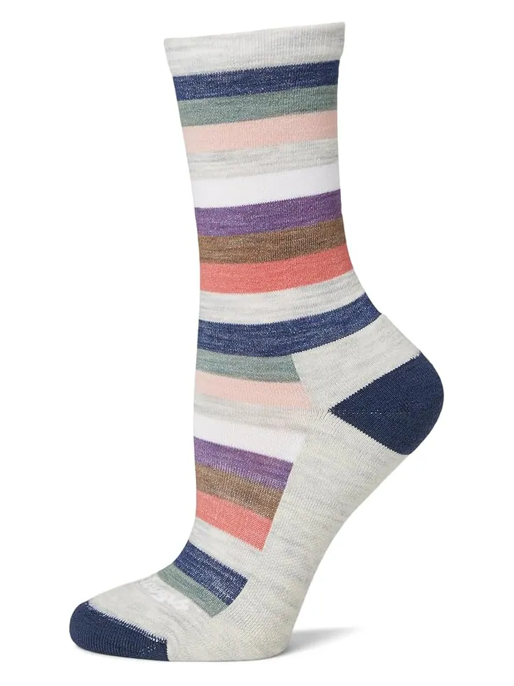 Носки Darn Tough Vermont Mystic Stripe Crew Lightweight with Cushion — изображение 1 из 1, пепельный