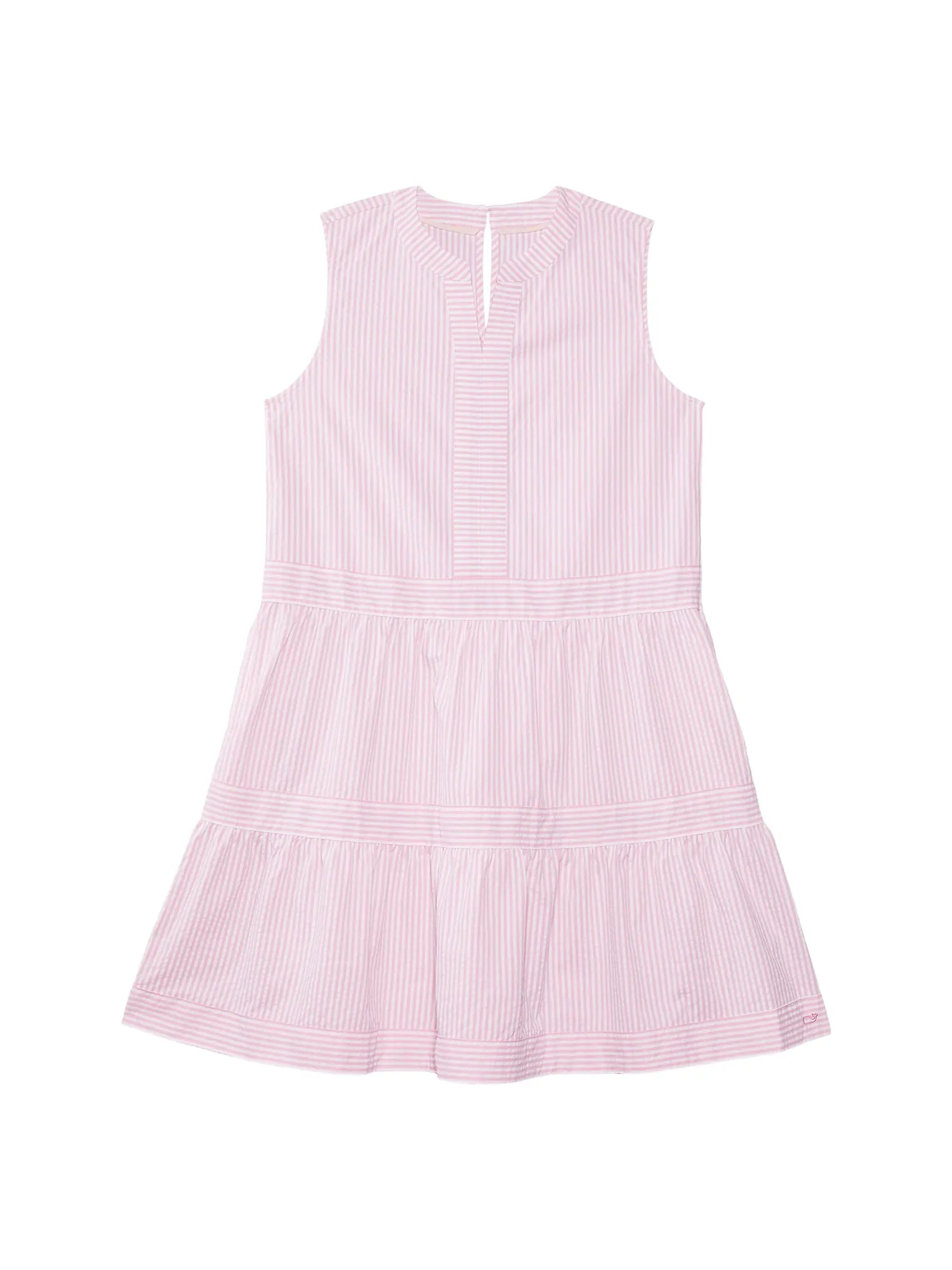 Платье Vineyard Vines Kids Harbor Tiered Dress — изображение 1 из 2, розовый