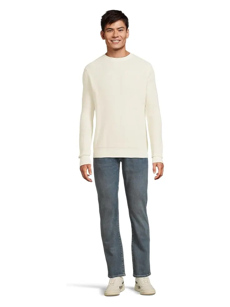 Свитер Faherty Sunwashed Crewneck Sweater — изображение 5 из 5, белый