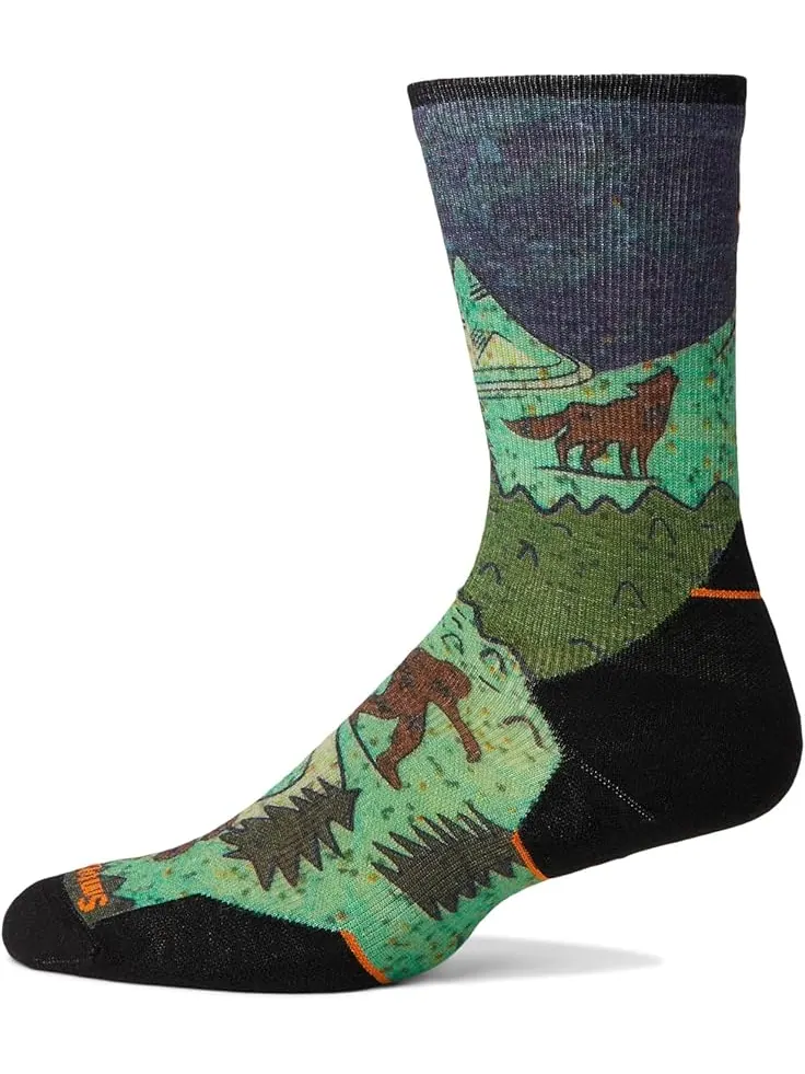 Носки Smartwool Trail Run Targeted Cushion Neature Print Crew Socks — изображение 1 из 2, синий
