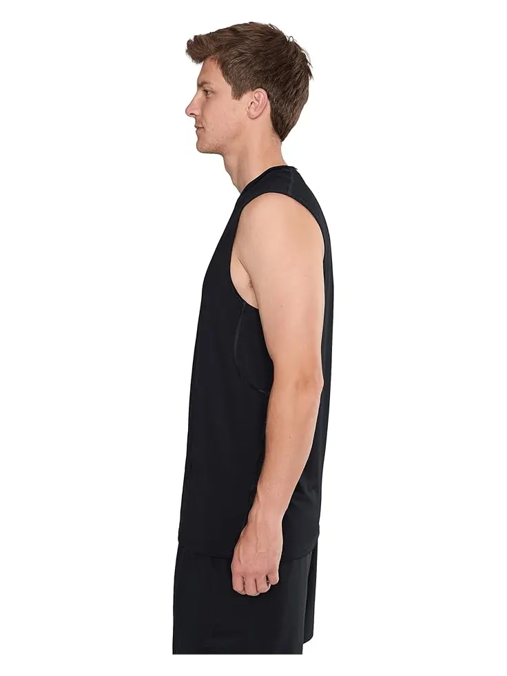 Мужская майка Nike Pro Dri-Fit Slim — изображение 3 из 5, черный/белый