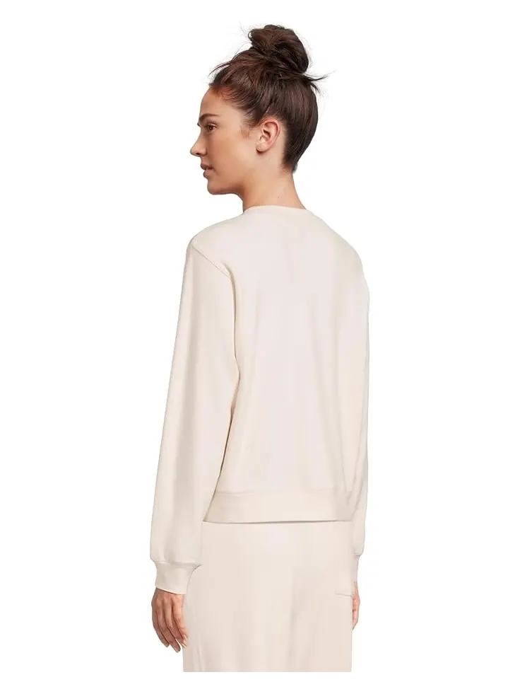 Свитер Barefoot Dreams Malibu Collection Brushed Fleece Pullover — изображение 3 из 5, песочный