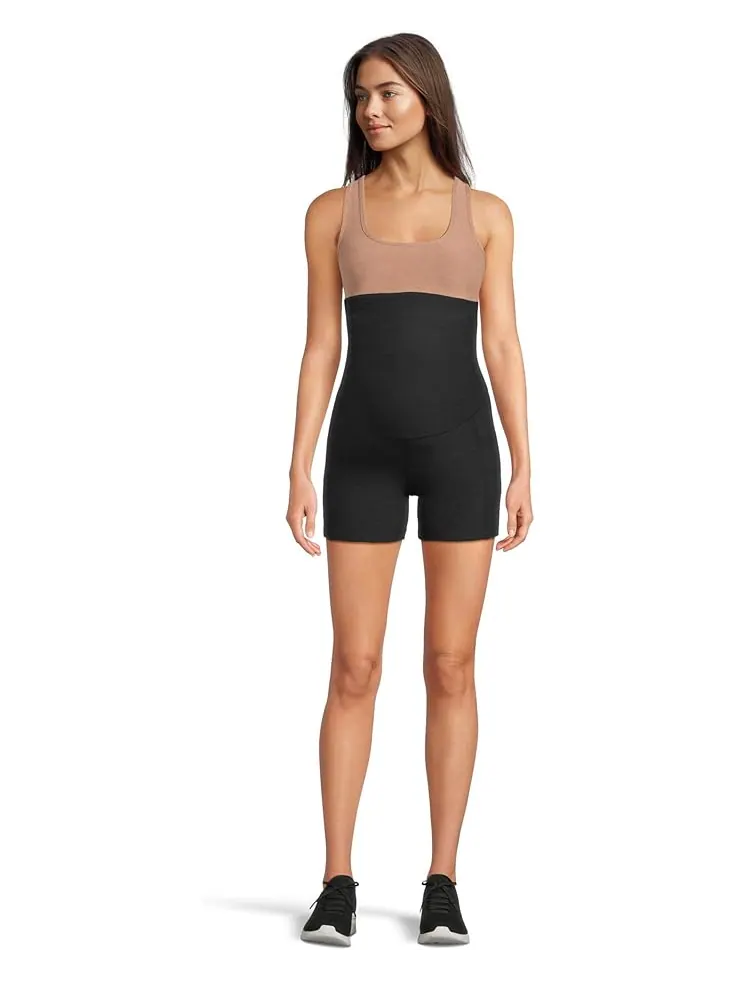 Шорты Beyond Yoga Spacedye Keep Pace 5" Maternity Pocket Biker Shorts — изображение 5 из 5, самая темная ночь