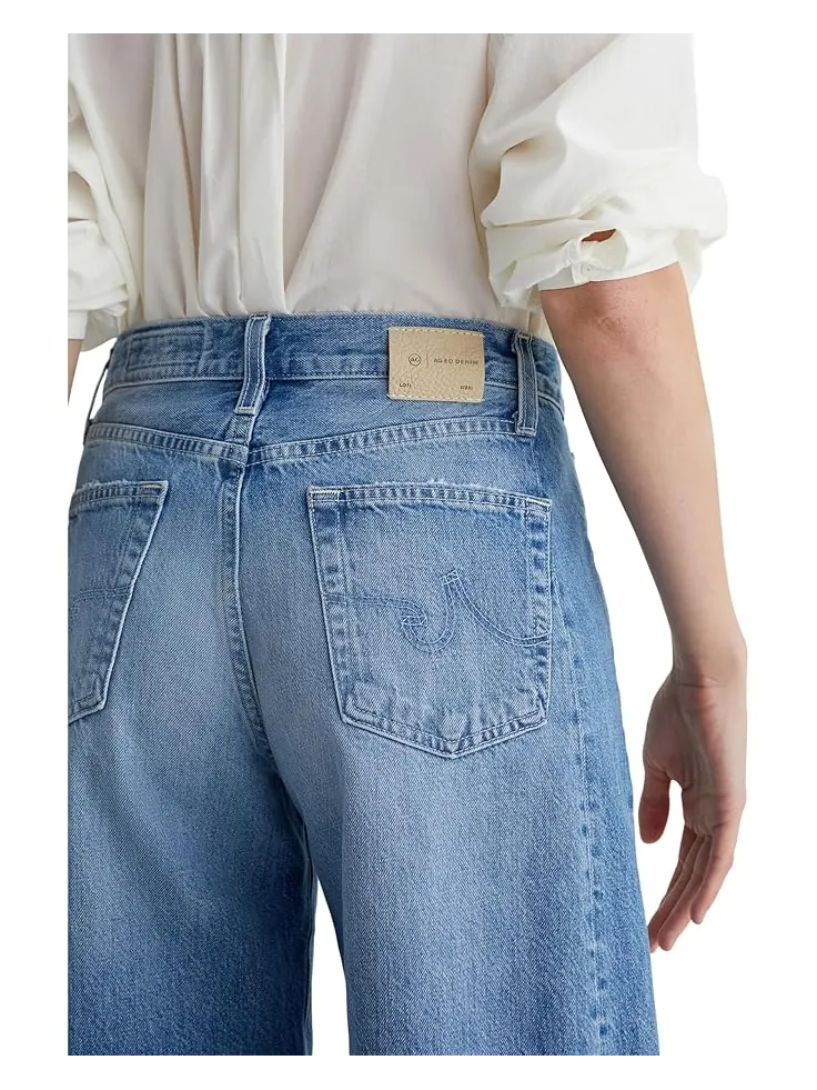 Шорты AG Jeans Hattie High Rise Barrel Shorts, цвет 17 Years Divergent — изображение 5 из 6