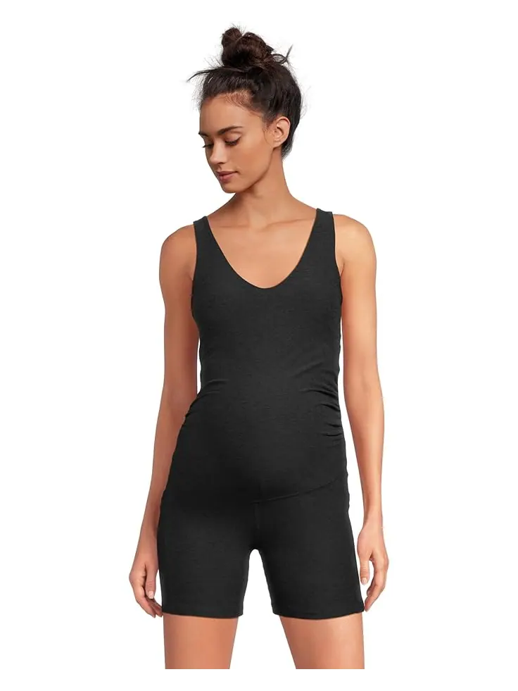 Шорты Beyond Yoga Spacedye Movin Mama Maternity Biker Jumpsuit — изображение 1 из 5, самая темная ночь