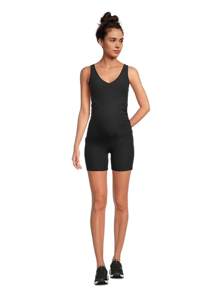 Шорты Beyond Yoga Spacedye Movin Mama Maternity Biker Jumpsuit — изображение 5 из 5, самая темная ночь