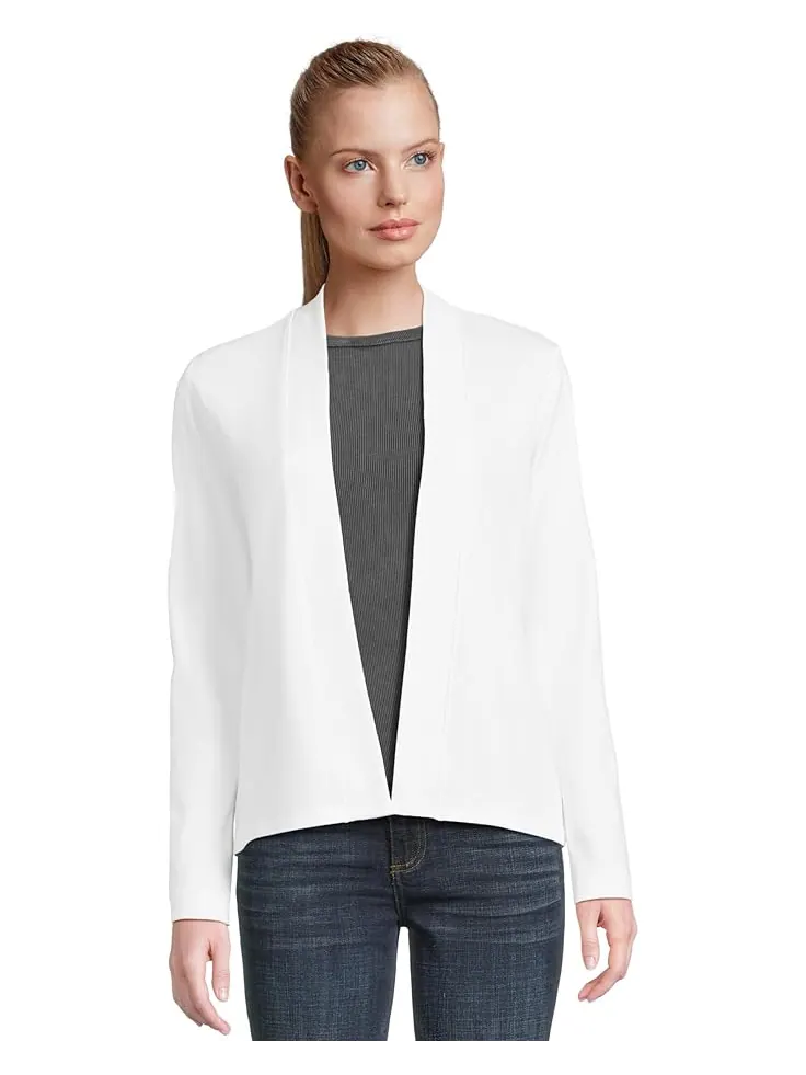 Свитер Lilla P Classic Cardigan — изображение 1 из 5, белый