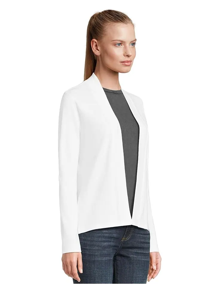 Свитер Lilla P Classic Cardigan — изображение 2 из 5, белый