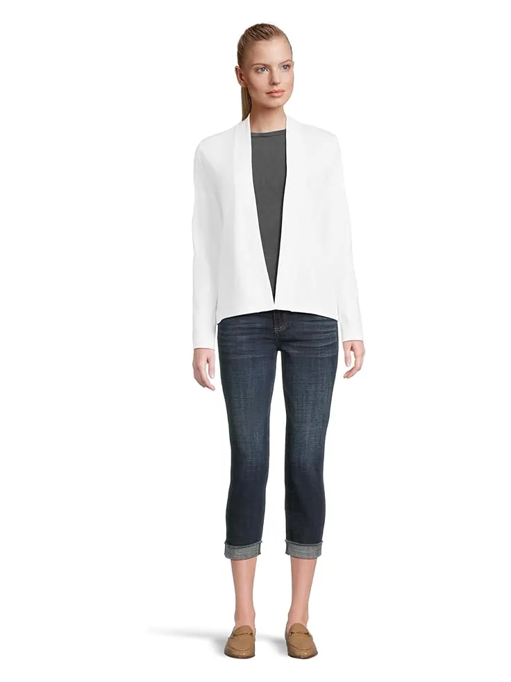 Свитер Lilla P Classic Cardigan — изображение 5 из 5, белый