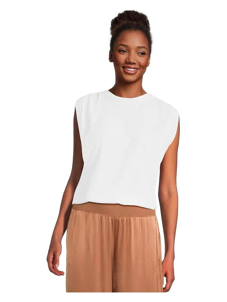 Футболка Michael Stars Luca Bubble Tee — изображение 1 из 5, белый