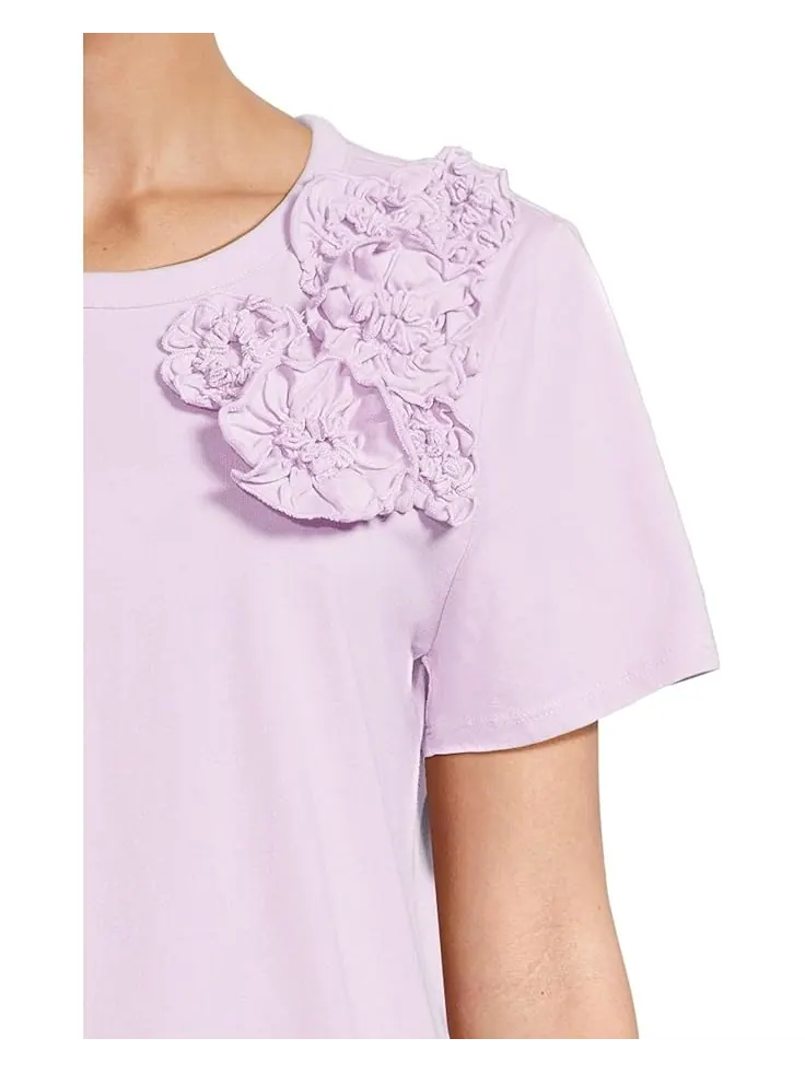 Топ Lilly Pulitzer Clairmont Rosette Knit Top — изображение 4 из 5, голубой