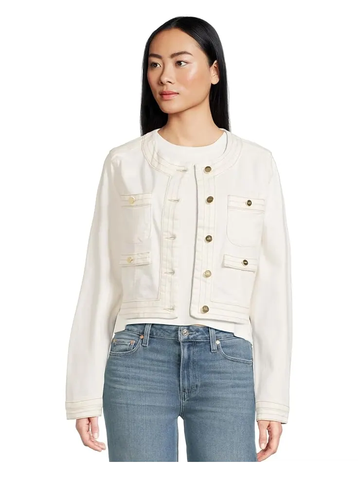 Куртка Paige Kiya Jacket In Toasted Ecru — изображение 1 из 5, тостырованное экрю