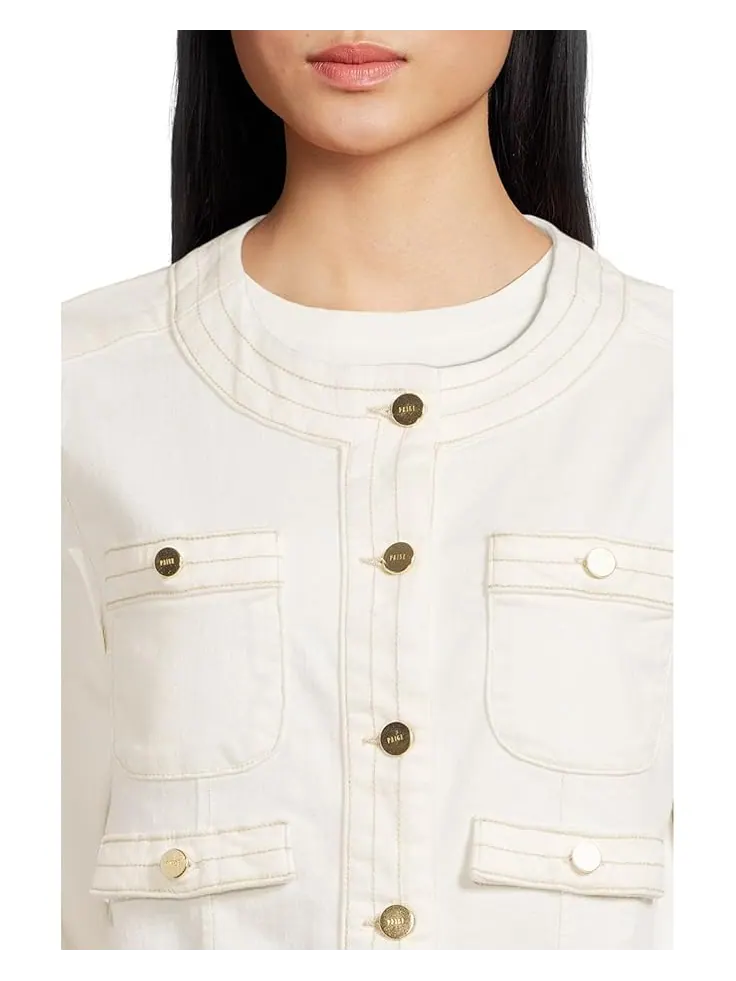 Куртка Paige Kiya Jacket In Toasted Ecru — изображение 4 из 5, тостырованное экрю