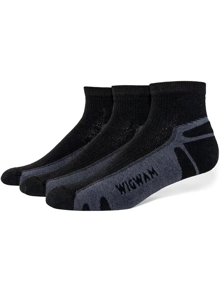 Носки Wigwam Thunder Quarter 3-Pack — изображение 1 из 1, черный