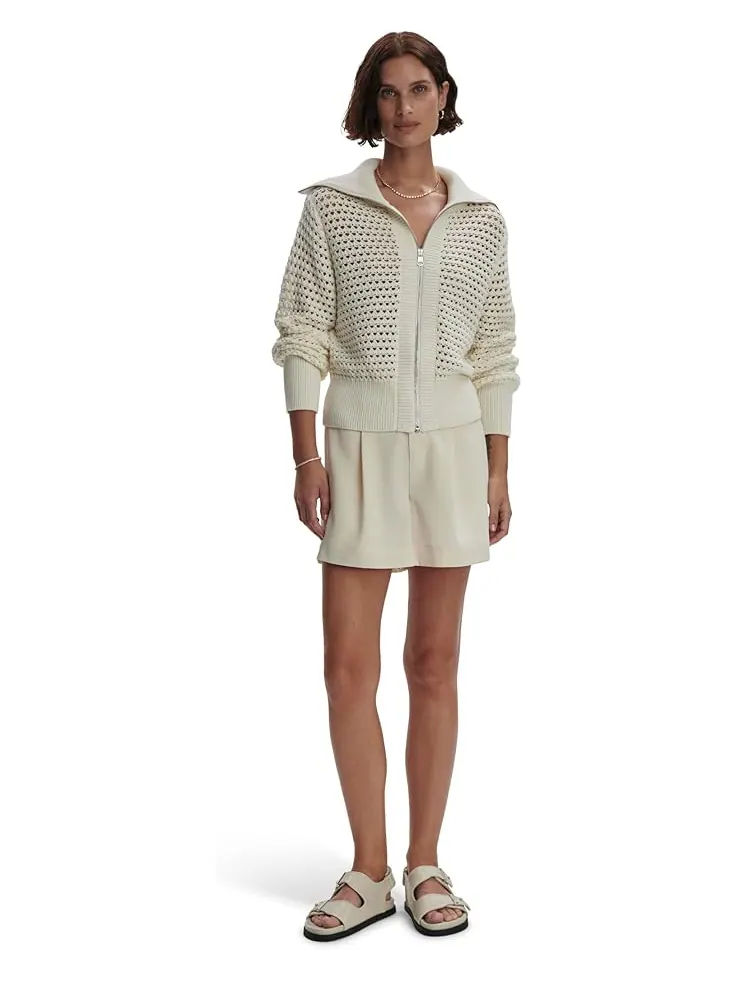 Свитер Varley Eloise Full Zip Knit — изображение 4 из 4, цапля