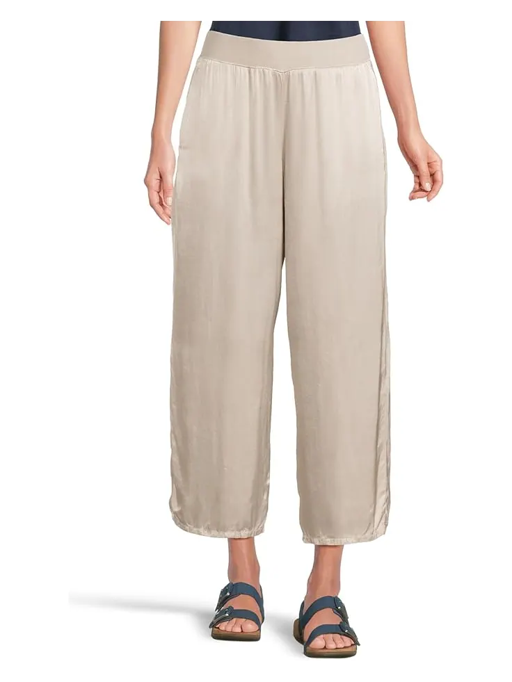 Брюки Michael Stars Sacha Cropped Pants — изображение 1 из 5, цементный