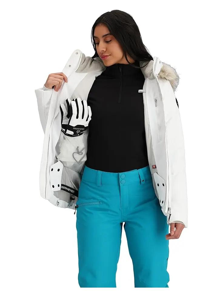 Куртка Obermeyer Tuscany Elite Jacket — изображение 3 из 6, белый