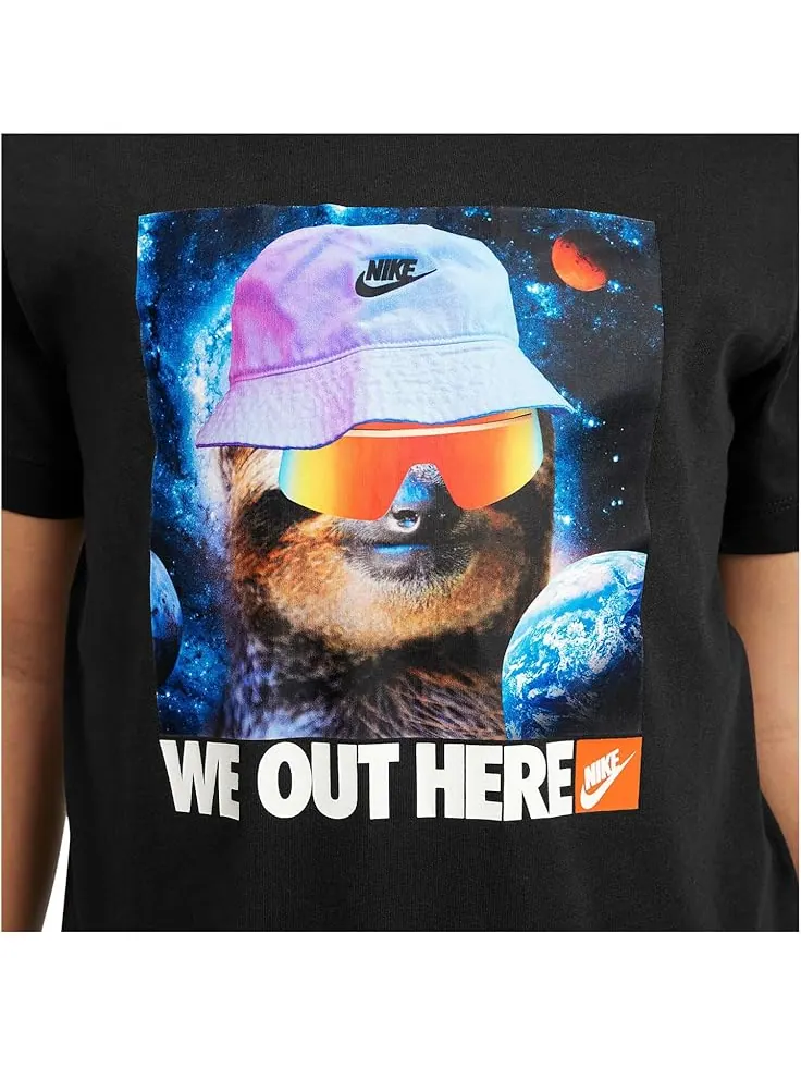 Футболка Nike Kids Sportswear Sloth T-Shirt — изображение 3 из 4, черный