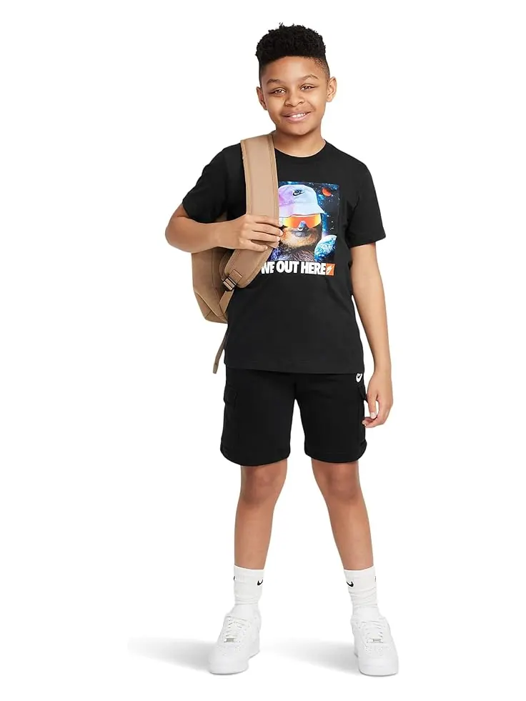 Футболка Nike Kids Sportswear Sloth T-Shirt — изображение 4 из 4, черный