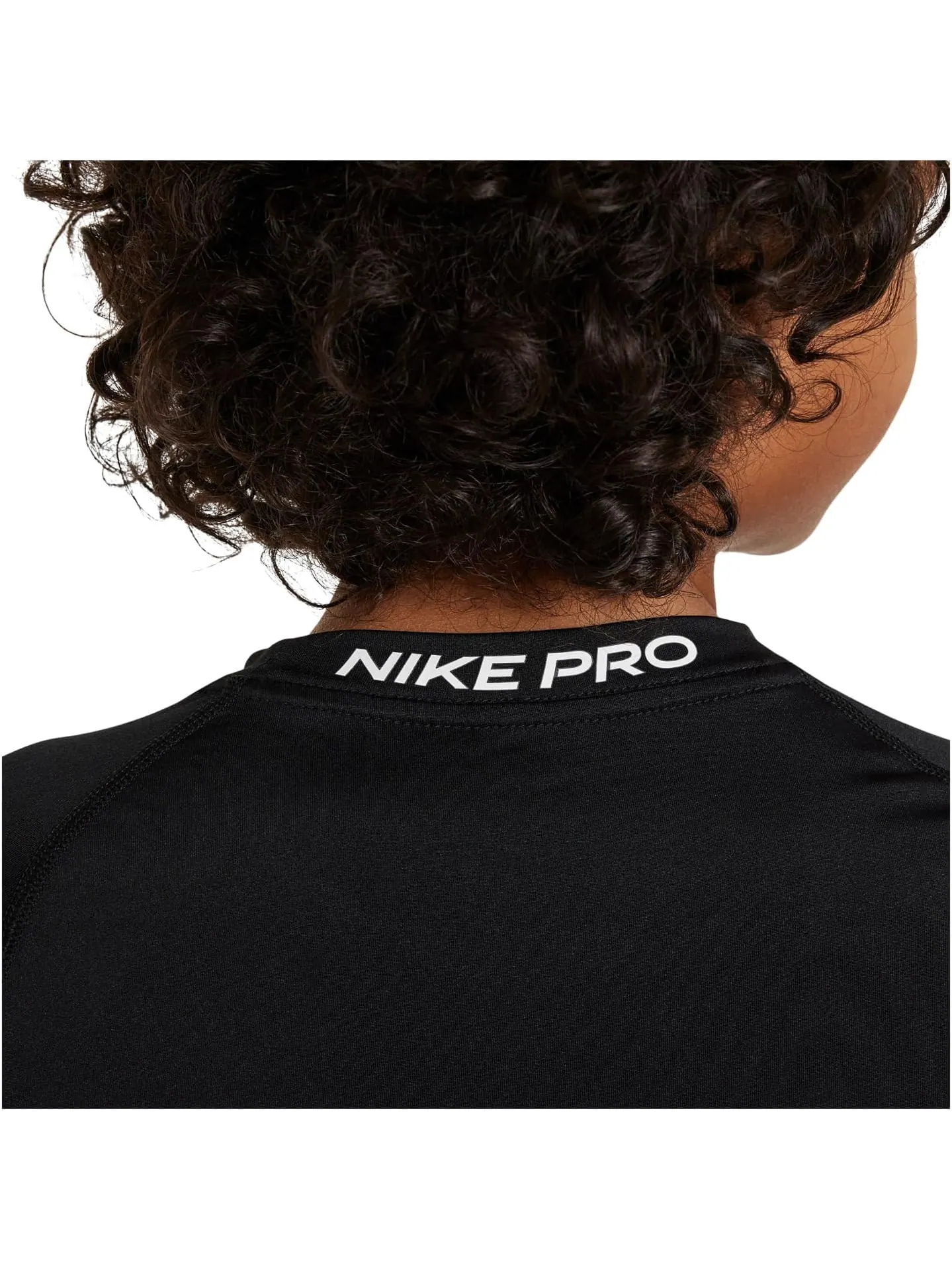 Топы с короткими рукавами Dri-FIT Nike Kids — изображение 3 из 5, черный/белый