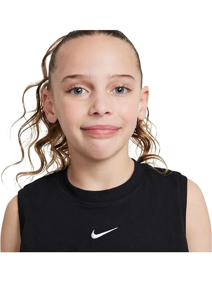Топ Nike Kids Tank Top — изображение 3 из 4, черный