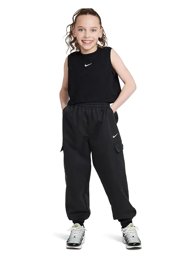 Топ Nike Kids Tank Top — изображение 4 из 4, черный
