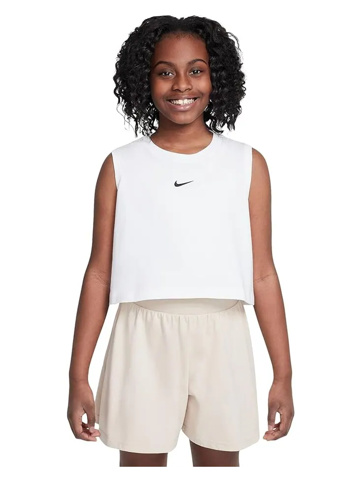 Топ Nike Kids Dri-FIT Training Tank Top — изображение 1 из 4, белый