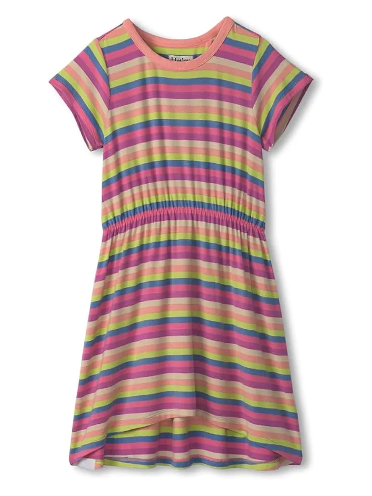 Платье Hatley Kids High-Low Hem Dress — изображение 1 из 2, мягкие полосы