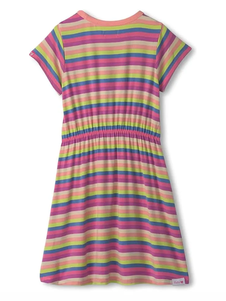 Платье Hatley Kids High-Low Hem Dress — изображение 2 из 2, мягкие полосы