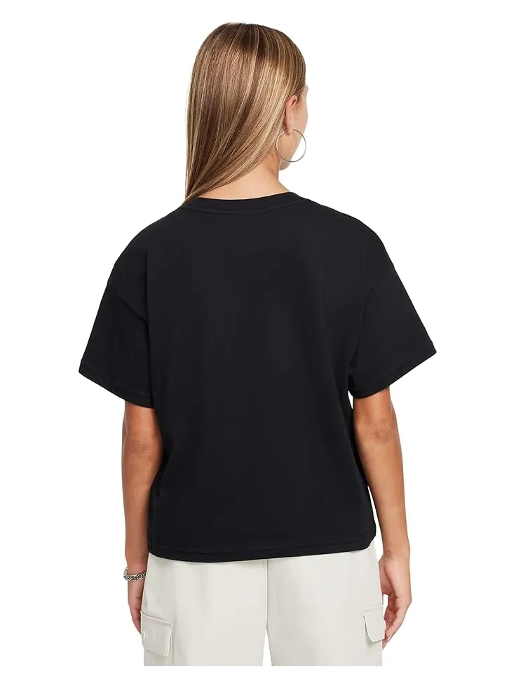 Футболка Nike Kids Sportswear Essential Boxy T-Shirt — изображение 2 из 4, черный