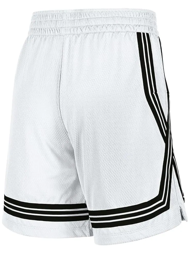 Шорты Nike Kids Fly Crossover Basketball Shorts — изображение 3 из 4, белый/черный