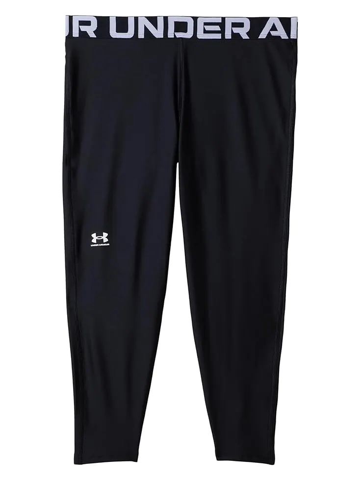Брюки Under Armour Kids Heat Gear Ankle Leggings — изображение 1 из 1, черный/белый