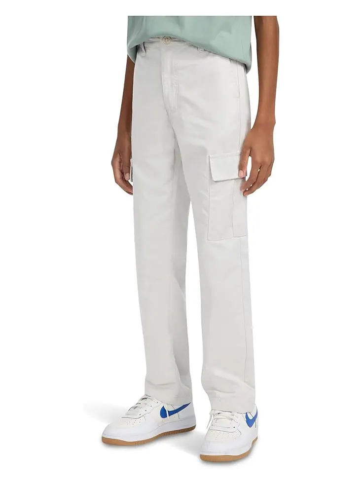 Брюки abercrombie kids Loose Clean Cargo Pant — изображение 1 из 4, серый