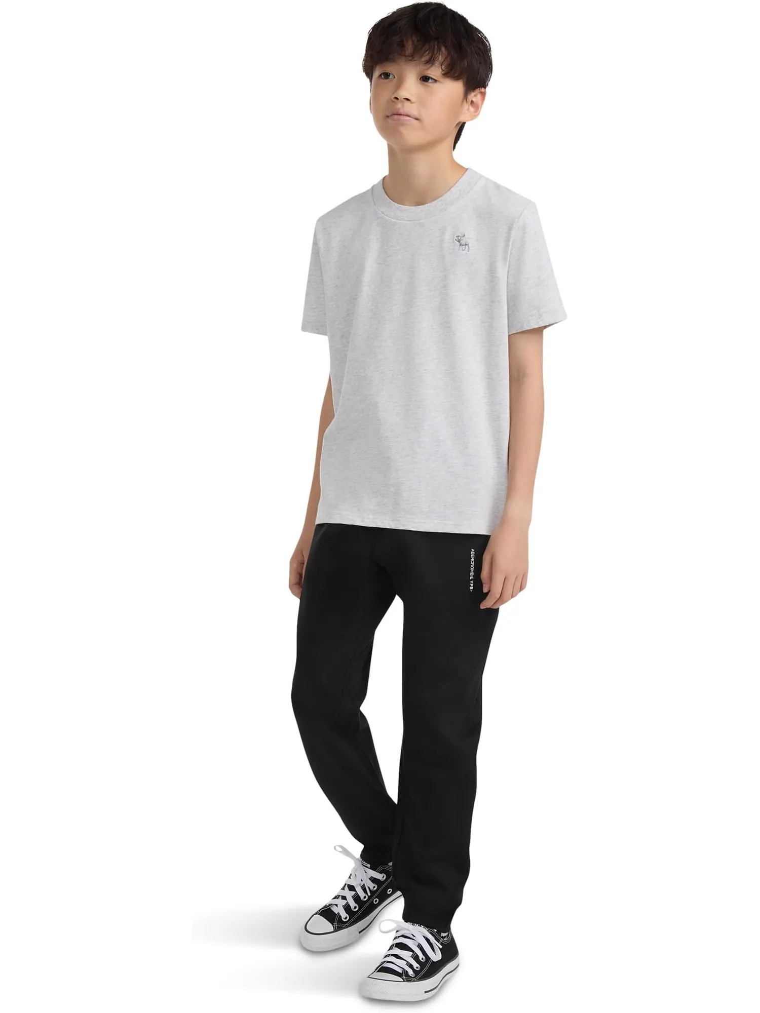 Брюки abercrombie kids Neoknit Slim Joggers — изображение 4 из 4, черный черный