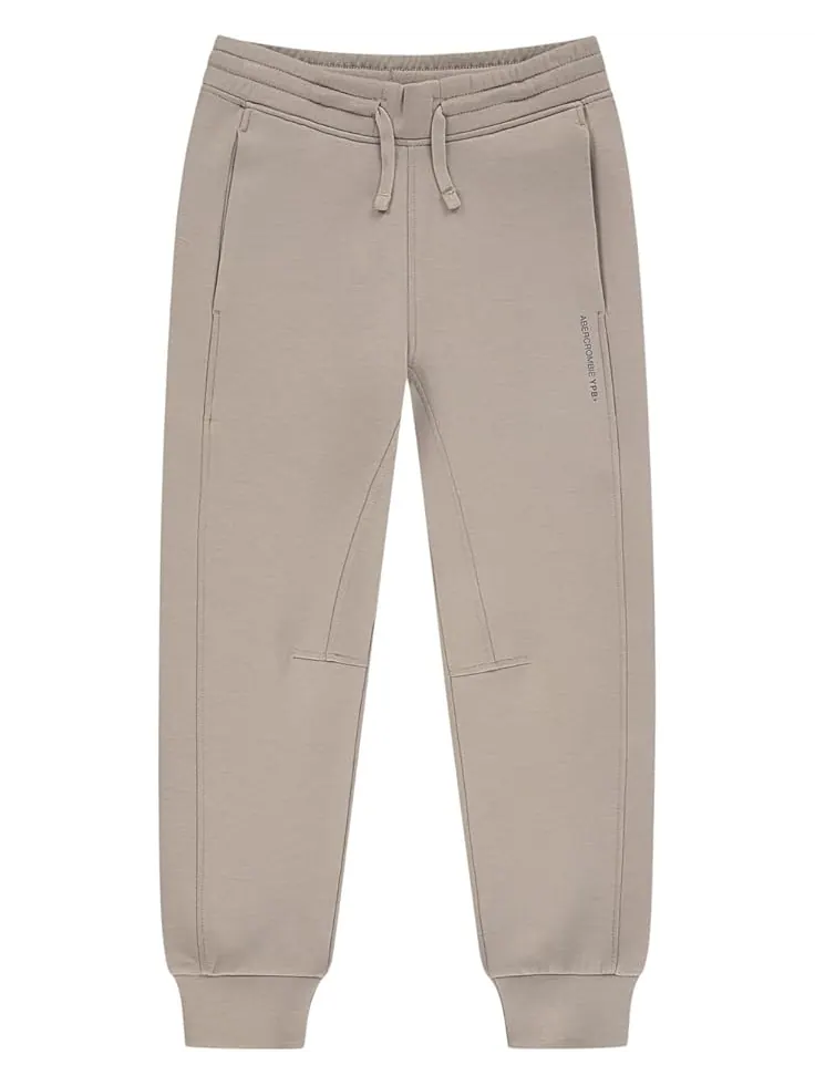 Брюки abercrombie kids Neoknit Slim Jogger — изображение 1 из 3, тауп
