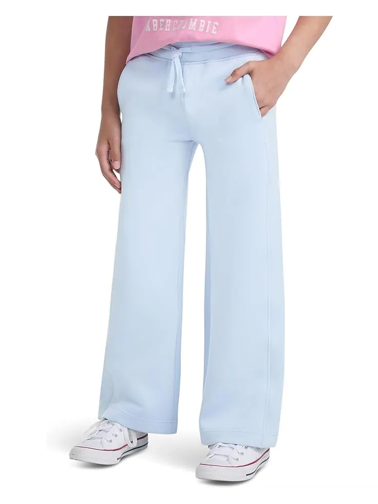 Брюки abercrombie kids Ypb Neoknit Jogger — изображение 1 из 4, голубой