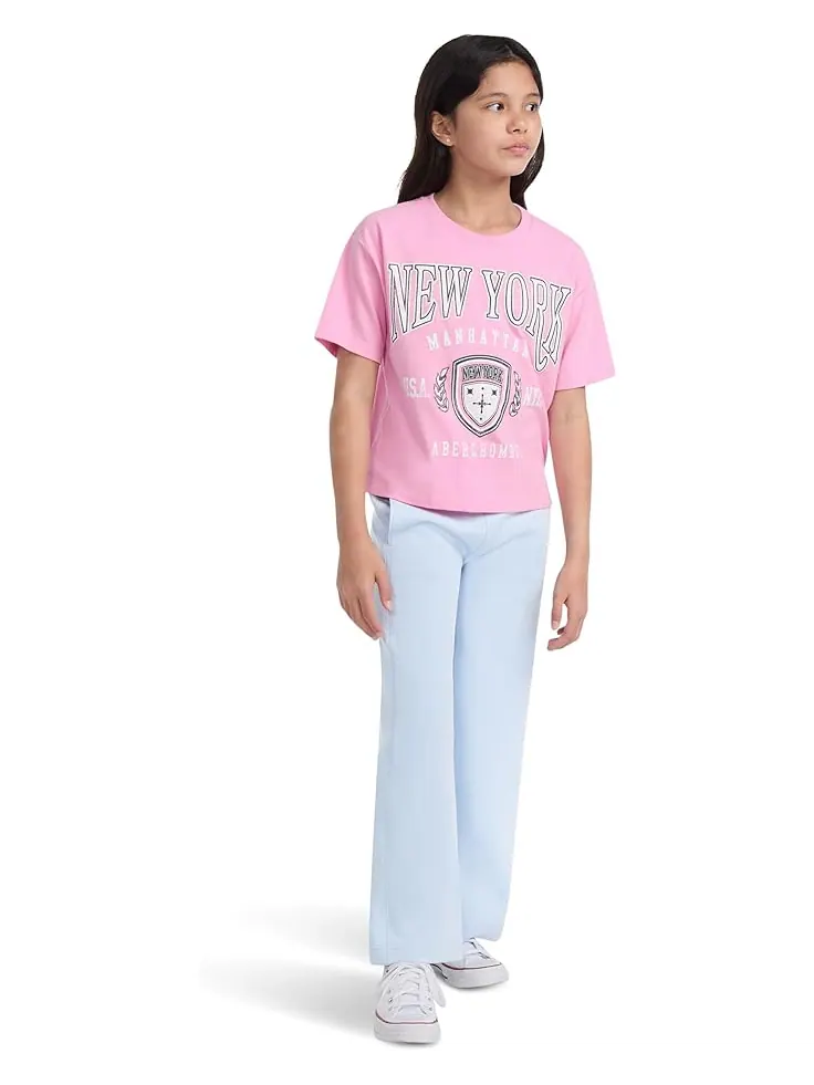 Брюки abercrombie kids Ypb Neoknit Jogger — изображение 4 из 4, голубой