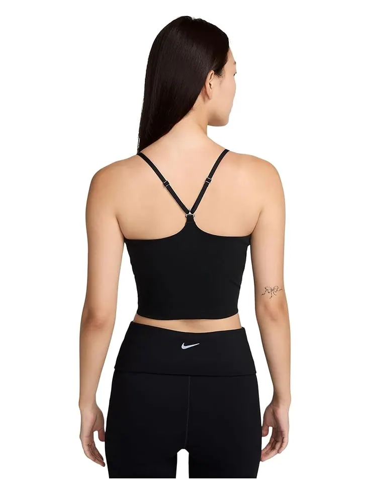 Бюстгальтер Nike Indy Light Support Bra Tank — изображение 2 из 3, черный/белый
