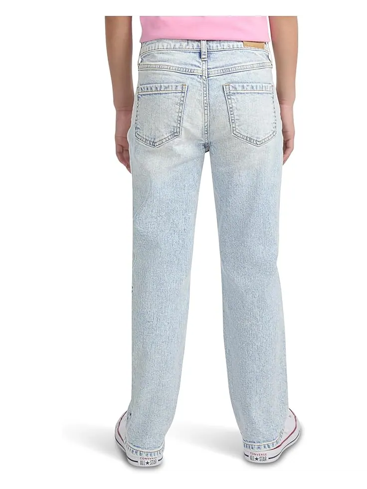 Джинсы abercrombie kids High Rise 90s Straight Jeans — изображение 3 из 5, серый