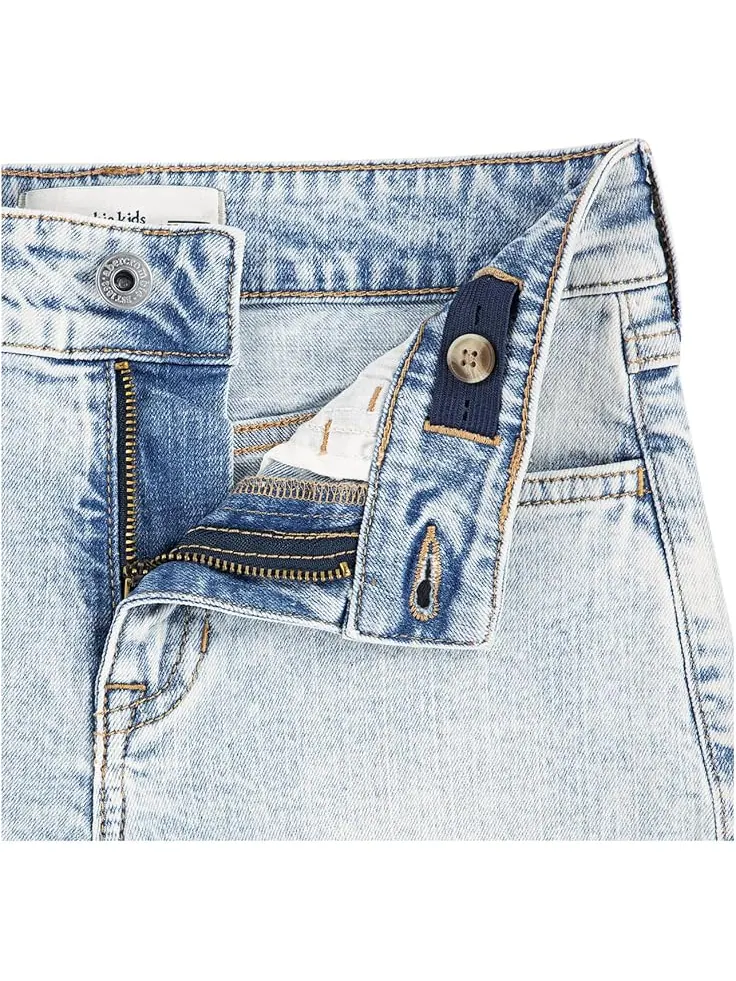 Джинсы abercrombie kids High Rise 90s Straight Jeans — изображение 4 из 5, серый