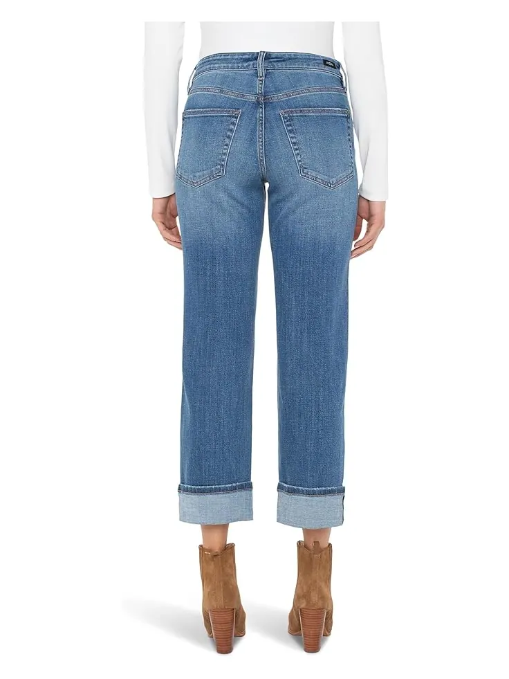 Джинсы Liverpool Los Angeles Marley Mid-rise Girlfriend Cuffed Jean 30" Uncuffed/ 27" Cuffed Inseam — изображение 2 из 4