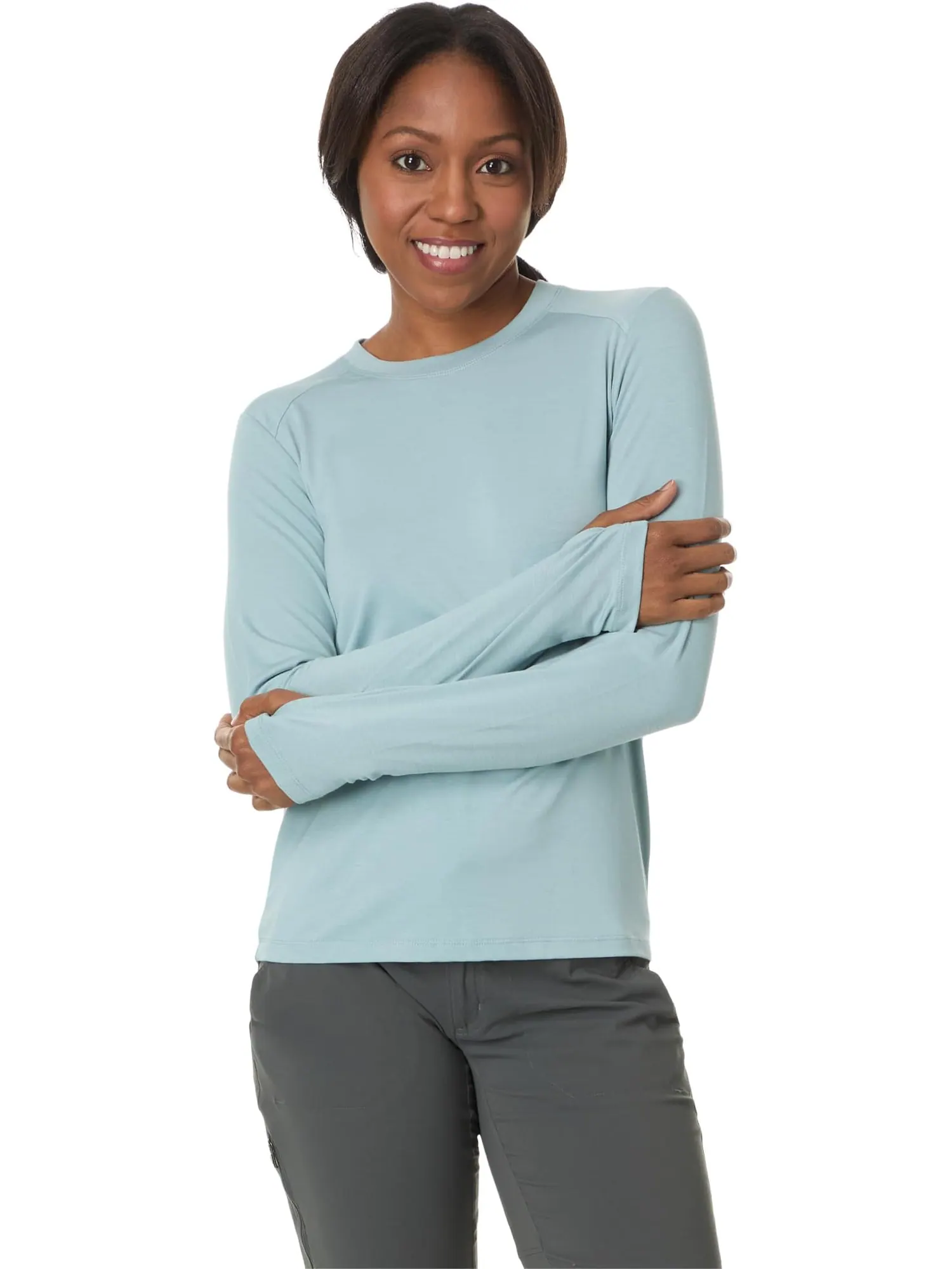 Лонгслив Free Fly Bamboo Shade Long Sleeve II — изображение 1 из 4, серый