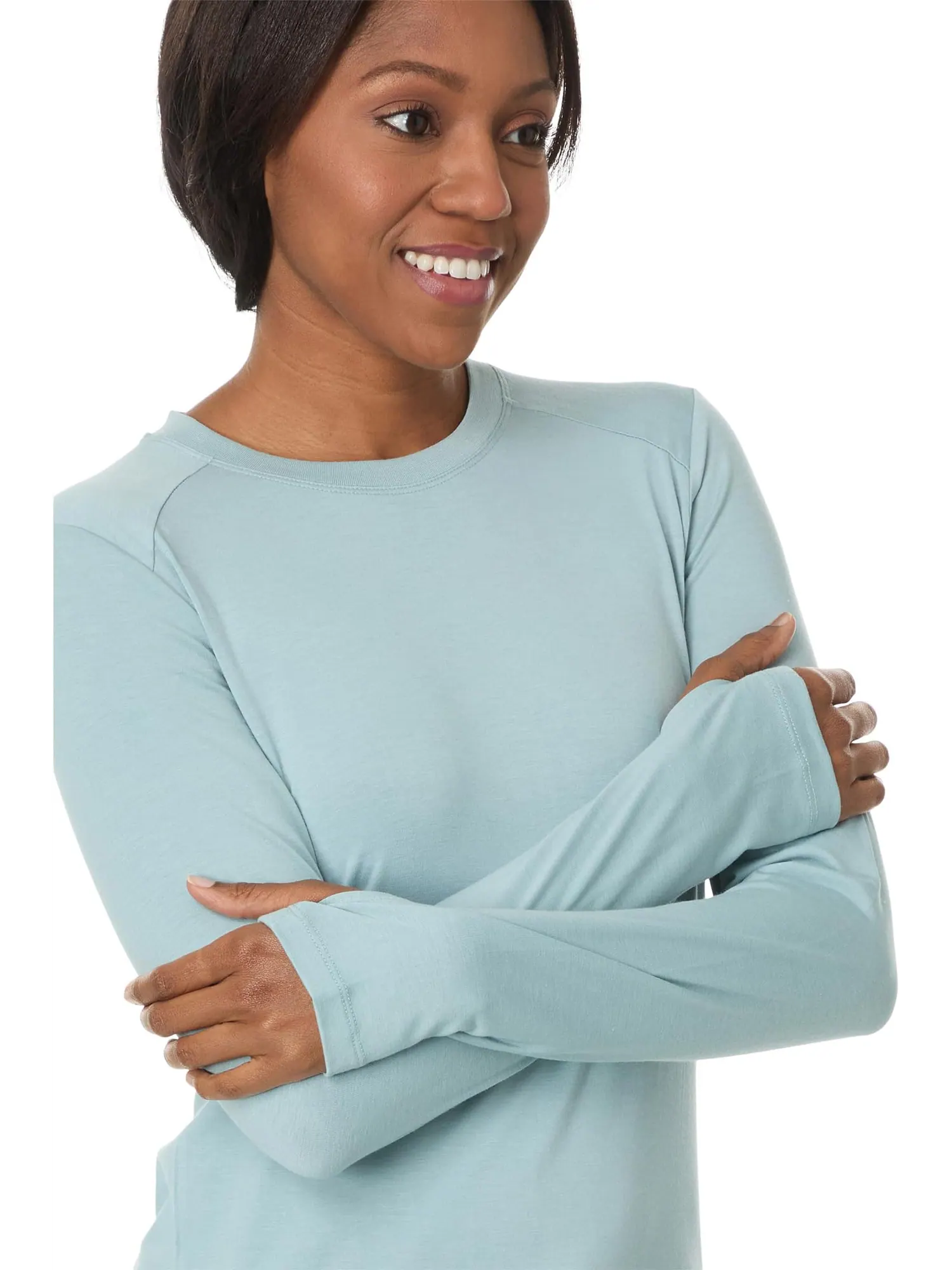 Лонгслив Free Fly Bamboo Shade Long Sleeve II — изображение 3 из 4, серый