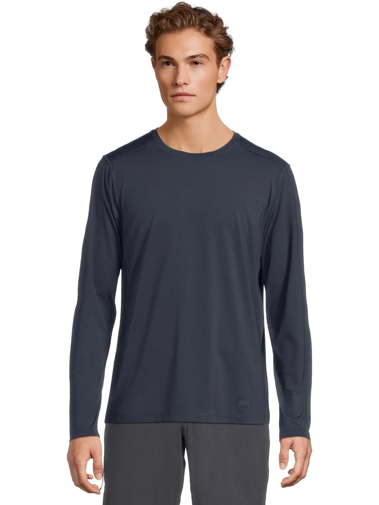Мужская футболка-поло Shine Solen с длинным рукавом Helly Hansen — изображение 1 из 5, темно-синий