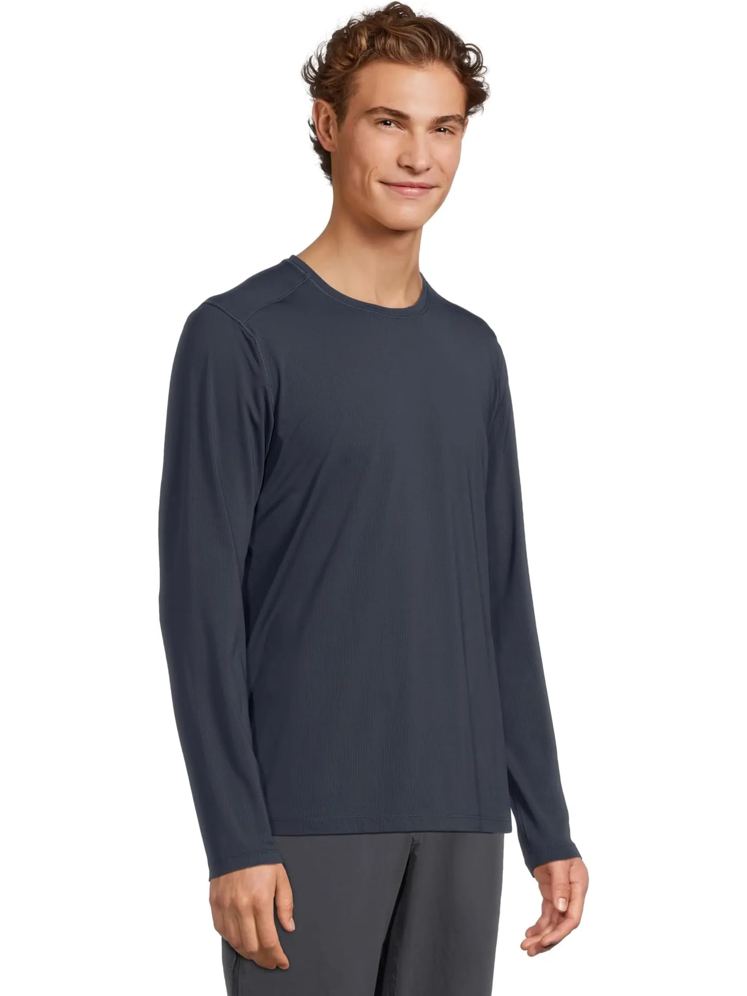 Мужская футболка-поло Shine Solen с длинным рукавом Helly Hansen — изображение 2 из 5, темно-синий