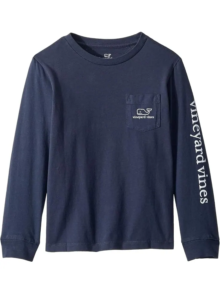 Лонгслив Vineyard Vines Kids Long — изображение 1 из 2, синий