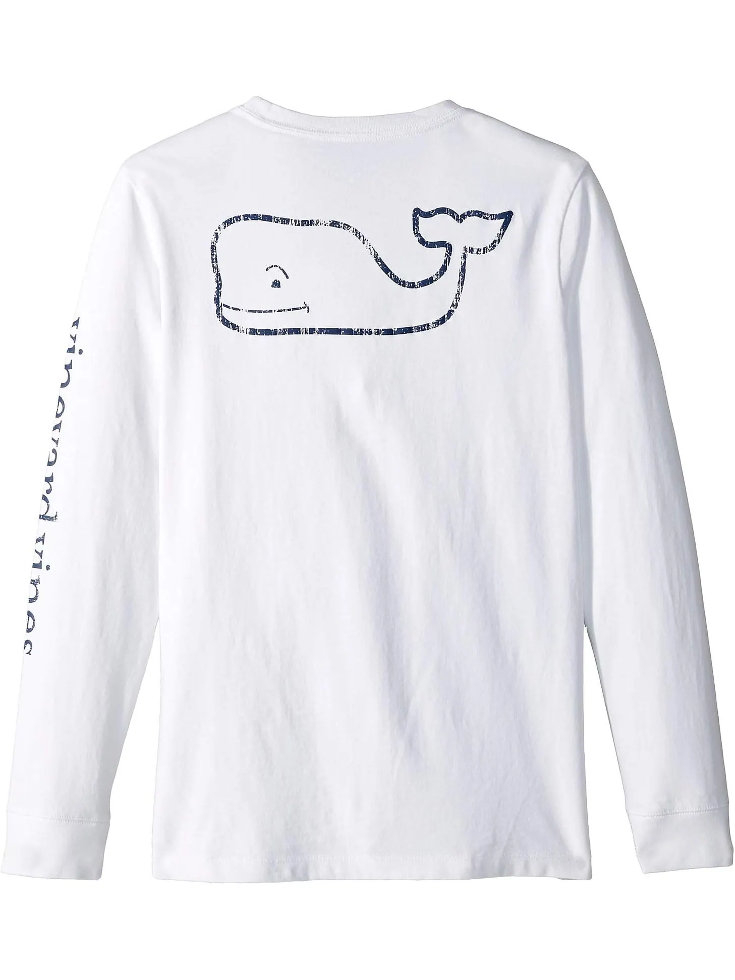 Лонгслив Vineyard Vines Kids Long Sleeve Vintage Whale — изображение 2 из 2, белый